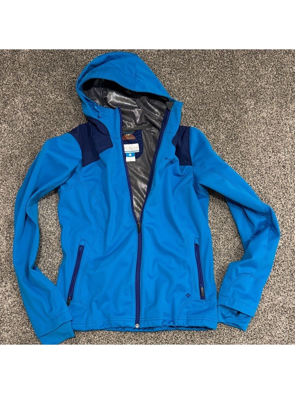 Columbia Blue Hooded Jacket